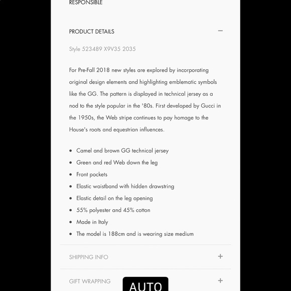 Gucci technical jersey track suit set - Picture 9 of 11